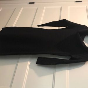 Reiss black stretch dress